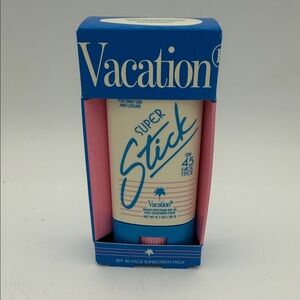 Vacation Super Stick SPF 45 Face Sunscreen new 
Exp 6/2027